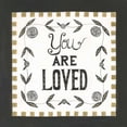 thumbnail image 2 of Shamp, Cindy 20x20 Gold Ornate Wood Framed with Double Matting Museum Art Print Titled - You Are Loved, 2 of 4