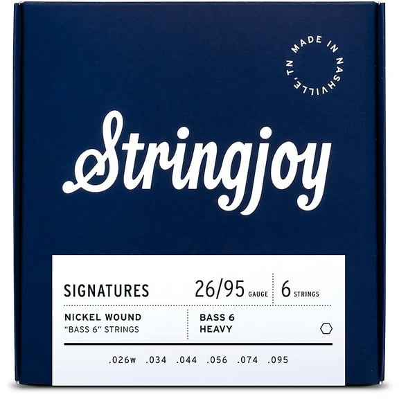 Stringjoy Signatures Bass VI Nickel Wound Guitar Strings 26 - 95