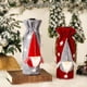 thumbnail image 3 of Matsuzay Funda para botella de vino con cordón tridimensional de Papá Noel, telas no tejidas navideñas, accesorios para bolsa de ropa de Kits de decoración para fiestas Gris, 3 of 6