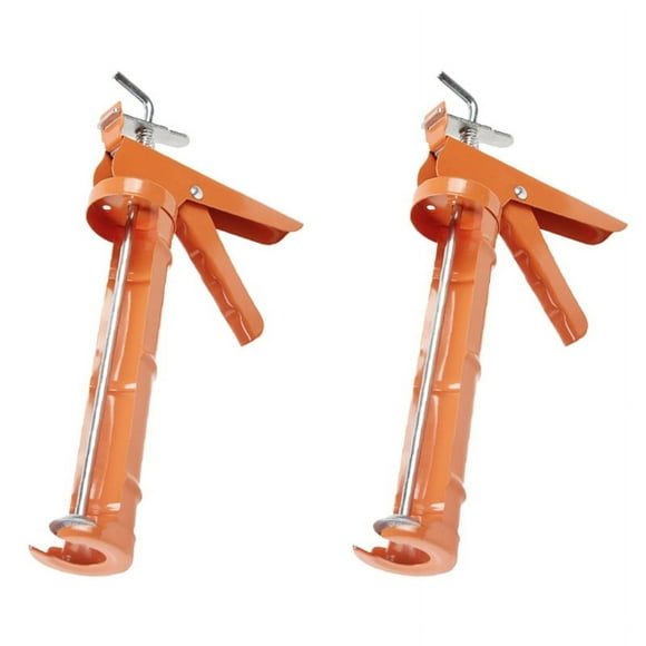 2PCS Caulking Tool, 10:1 Thrust Ratio, Caulk Tool No Drip, Hand Caulking Tool for Glass Glue and