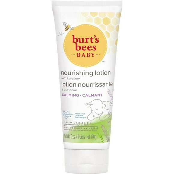 Lotion nourrissante calmante au parfum de lavande de Burt’s Bees® BabyMC, formule d’origine naturelle à 98,9 %,