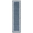thumbnail image 2 of SAFAVIEH Calico Stojan Geometric Polyester Shag Runner Rug, Blue/Ivory, 2'2" x 8', 2 of 8