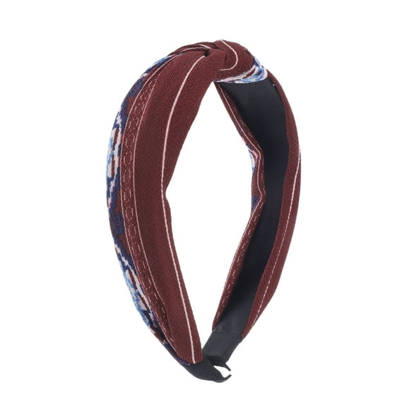 Unique Bargains 1 Pc Exquisite Headbands for Women Wine Red