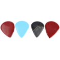 thumbnail image 2 of Mediador de guitarra, 4 piezas de púas de guitarra eléctrica de colores aleatorios, juego de púas de guitarra de estética elegante, 2 of 9