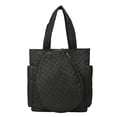 thumbnail image 1 of Lipstore Tennis Bag Racket Tote Seperate Compartment Portable Rackets Bag for Gym Man Black, 1 of 8