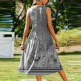 thumbnail image 3 of WILLBEST Vestido Corto Mujer Vestido Informal Con Bolsillo Sin Mangas Y Estampado Degradado Para Mujer, 3 of 3