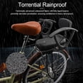 thumbnail image 3 of Langgg Adjustable Rear Mounted Bike Seat Bicycle Rear Frames Comfortable Seating High-Strength ABS And Pedals. Made Of Steel, 3 of 6