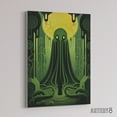 thumbnail image 2 of Rise Of Cthulhu Lovecraft Canvas Wall Art Print 24X32", 2 of 4