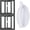 B, variant on 10 Pack Self-Adhesive No-Drill Cabinet Pull Handles in Sleek Neutral Finish, Ergonomic Plastic Sliding Door Handles with Strong Peel and Stick Backing for Wardrobe, Drawer, Glass, Kitchen, By Harlik