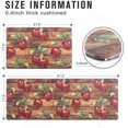 thumbnail image 2 of Kitchen Floor Mats 2Pcs, Anti Fatigue Kitchen Rugs and Mats Farmhouse Apples Non-Skid Cushioned Floor Comfort Mat for Kitchen, Doorway, Sink, Laundry, 17"x27"+17"x47", 2 of 6