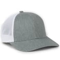 thumbnail image 2 of Outdoor Cap FLX672M Stretch Perfected Cap, flagship style-Heathered Grey/White, 2 of 8