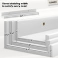 thumbnail image 2 of Floating Shelves, Set of 3 Wall Shelves (Multiple Sizes & Colors) by Icona Bay, 2 of 7