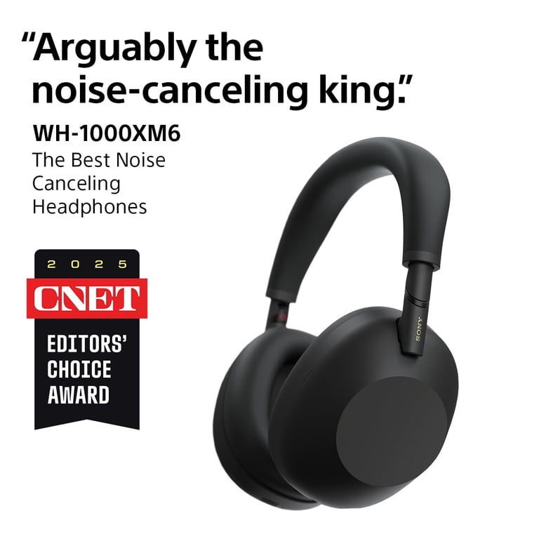 Restored Sony WH-1000XM6 Wireless Noise Canceling Over-Ear