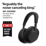 Restored Sony WH-1000XM6 Wireless Noise Canceling Over-Ear Headphones, Black