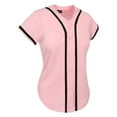 thumbnail image 5 of Razzly Women's T-Shirts Comfortable Summer Casual Short Sleeve Tee Baseball Shirt for Everyday Use Stylish Top for Any Occasion(Pink,L), 5 of 5