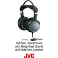 thumbnail image 2 of JVC HARX700 Precision Sound Full Size Headphones - Black, 2 of 7