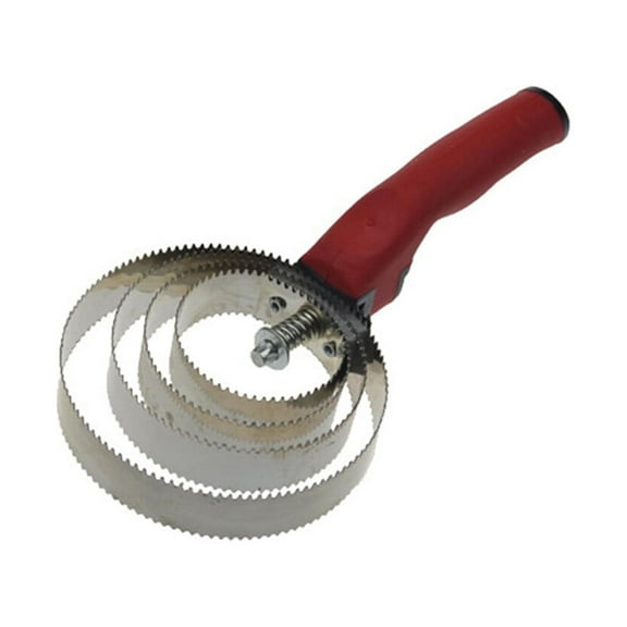 Raindrops 1Pack Barn Stable Fourth Ring Comfort Stainless Steel Grip Spring Curry Comb for Horse Grooming