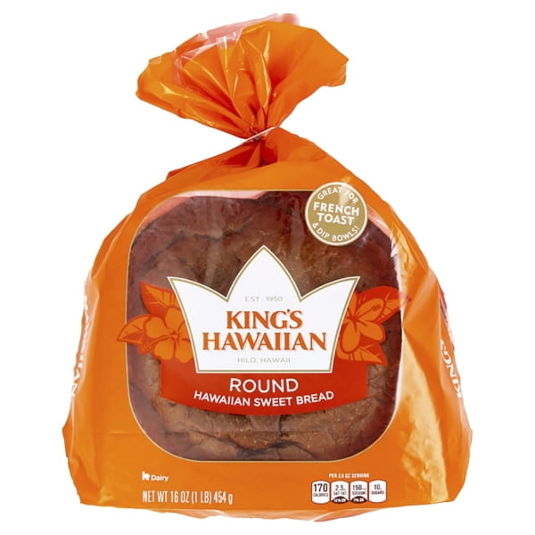 King's Hawaiian Round Hawaiian Sweet Bread, 16 oz