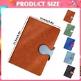 thumbnail image 3 of Solivara A5 PU Leather Journal 200 Pages Lined Diary With Buckle And Pen Holder For Home Office(A,8.19*5.83 in), 3 of 4