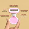 thumbnail image 2 of Carmesi Body Razor for Women's Hair Removal |1 Pc | With Travel Case| Aloe Vera & Vit E, 2 of 6