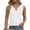White, variant on LOVZFMLL Women's Summer Tops 2025 Casual Crew Neck Sleeveless Shirts Trendy Pleated Fashion Loose Fit Blouses Tank Tops Orange XL