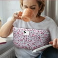 thumbnail image 2 of Mastectomy Pillow - Post Surgery Pillow for Breast Cancer, Recovery Breast Pillow for After Heart Surgery, Breast Reduction & Augmentation, Soft Lightweight Heart Pillow with Pockets, Pink Flower, 2 of 6