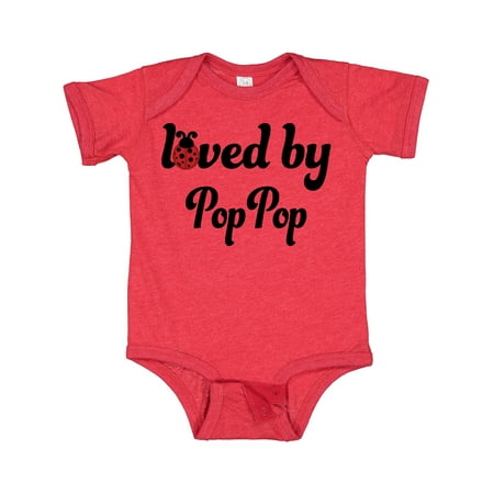 

Inktastic Loved by Pop Pop Gift Baby Boy or Baby Girl Bodysuit