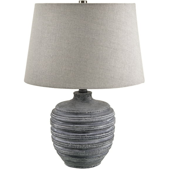 Livabliss Pavia Traditional Accent Table Lamp, 20-inch, Light Gray