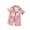 Pink, variant on Cethrio Kids Girls Pajamas Sets, Comfy 2 Piece Short Sleeve Button Down Kids Sleepwear Pink Size 4-5 T