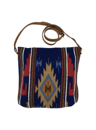 2023 Fall New Viral Wrangler Aztec Southwestern Dual Sided Print Canvas Tote/Crossbody Bag Collection Black Wide Tote & Small Tote/Crossbody Set
