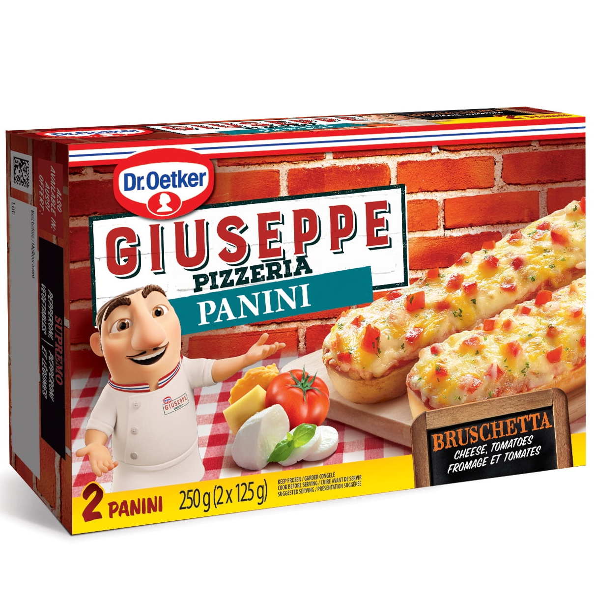 Dr. Oetker Giuseppe Pizzeria Panini Bruschetta, 250 g