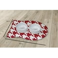 thumbnail image 2 of Simply Daisy Geometric Fish Shape Pet Feeding Mat for Cats, 2 of 3
