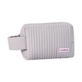 thumbnail image 1 of Fiudx Bonita Bolsa con Forma de Sartén, Estuche Ligero para Cosméticos, Organizador Portátil para Artículos de Tocador, Ideal para Viajes y Hogar, Ideal Como Regalo para Mujer, de Piel Sintética., 1 of 2