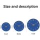thumbnail image 3 of ZHAOCHENG Reloj de pared - Reloj de pared silencioso que no hace tictac, funciona con pilas - Reloj de madera de estilo moderno, decorativo para cocina, hogar, dormitorios, oficina (azul), 3 of 5