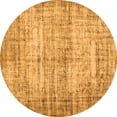 thumbnail image 1 of Ahgly Company Indoor Round Abstract Orange Contemporary Area Rugs, 6' Round, 1 of 1