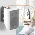thumbnail image 6 of Pyle Pro-Active Wall-Mountable Bluetooth Speakers, Full Range Stereo Sound (White), 6 of 7