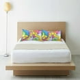 thumbnail image 6 of Yayeee Pillowcase Queen Size Set of 2 Satin Wrinkle Resistant Pillow Case, Vibrant Dinosaur, 6 of 8