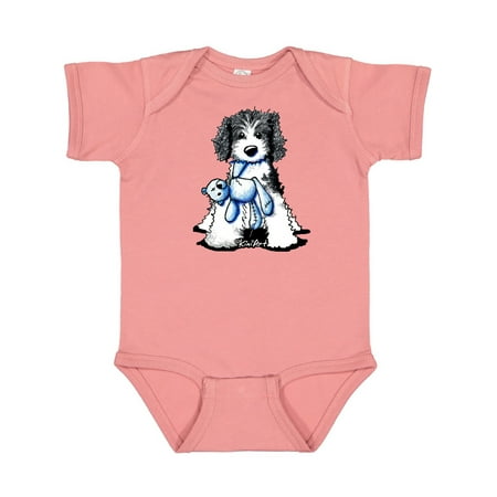 

Inktastic B/W Parti Doodle Dog Gift Baby Boy or Baby Girl Bodysuit