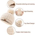 thumbnail image 4 of REDESS Baby Kids Winter Warm Beanie Hats, Infant Toddler Children Pom Pom Beanie Knit Cap Girls Boys-3 Pack, 4 of 6