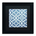 thumbnail image 2 of Trademark Fine Art "Moroccan Blues III" Canvas Art by Color Bakery Black Matte, Black Frame, 2 of 4
