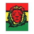 thumbnail image 2 of Lion Rasta Color Canvas Wall Art-Jamaica-Beautiful Art-Modern Wall Decor, 2 of 4