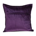 thumbnail image 6 of Parkland Collection Agio Purple Quilted Decorative Throw Pillow, 20 x 20 Cotton Blend Square Pillow, 6 of 6