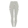 thumbnail image 4 of Lilgiuy Women's High Print Waist Yoga Long Yoga Pant Abdomen Control Training Running Yoga Pants for Pilates Ballet, 4 of 4