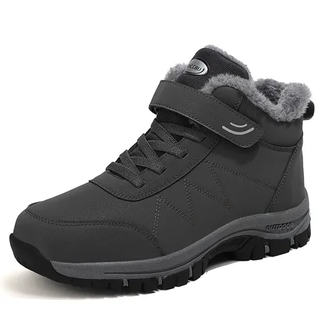 

Men‘s Suede Warm Fleece Comfortable Snow Boots Winter