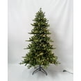 thumbnail image 1 of Gran oferta, árbol de abeto preiluminado, luces LED, árboles de Navidad artificiales con bisagras, decoración navideña de 3 pies a 12 pies, 1 of 3
