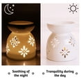 thumbnail image 7 of White Ceramic Candle Holder Essential Oil Burner for Home, 7 of 7