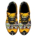 thumbnail image 2 of Three Skulls Halloween Shoes Sneakers for Women Men Black Size 7.5, 2 of 7