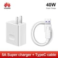 thumbnail image 3 of Cable Cargador Huawei 100 % Original 40W Tipo C Adaptador 5A Rápido Micro USB TypeC A Carga Rápida, 3 of 4