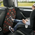 thumbnail image 5 of Red Mug Coffee Print Mats Back Seat Protectors, Car Seat Protector Vehicle Organizers Waterproof Cover Back Seat Cover for Kids with 3 Storage Pockets 2 Pack, 5 of 5