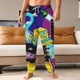 thumbnail image 2 of Geometry Dash Men's Athletic Joggers Stretch Sweatpants Running Workout Gym Track Golf Pants for Men, 2 of 7